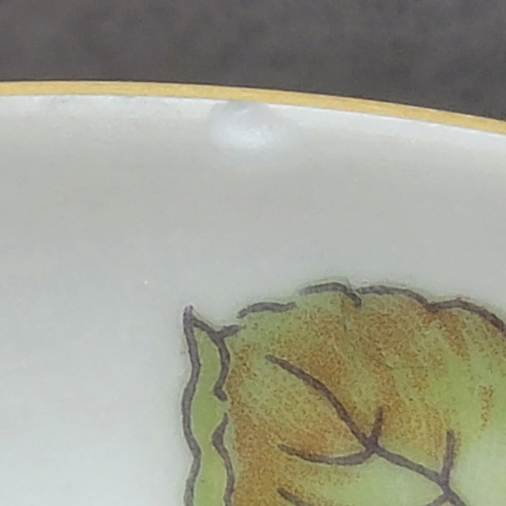 Vintage Mitterteich Bavaria Purple Violets Footed Teacup and Saucer